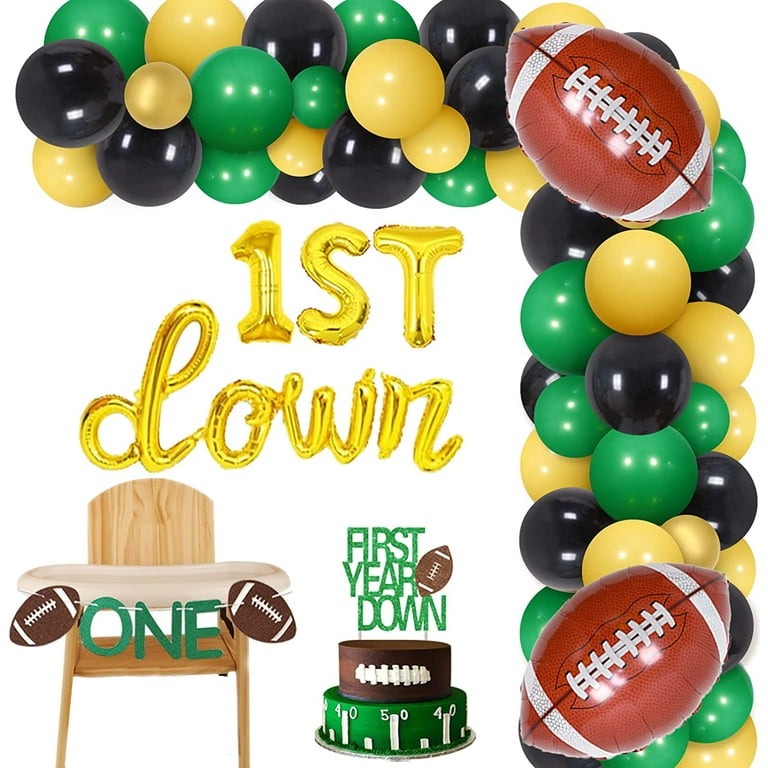 Football First Birthday Decor  Football One Year Party Pack