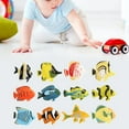 thumbnail image 6 of 12Pcs Animal Model Miniature Statues Mini Figurines Models for Bedroom , Tropical Fish, Packing Size: 15x15x2cm, 6 of 8