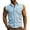 Sky Blue, variant on Mens Button Down Tank Tops Sleeveless Basic Shirts Solid Color Tops Blouse Summer Beach Resort Wear Vest With Pocket M-3X Black
