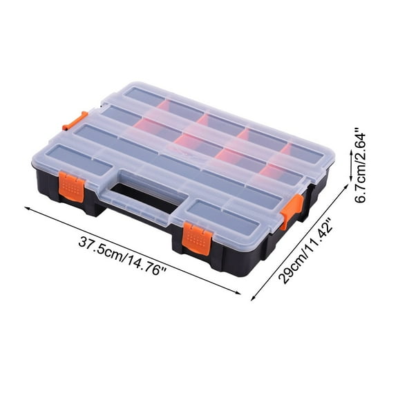 Heavy Duty Diy Screw Box Organiser With Adjustable Compartment Storage Organiser