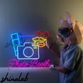 thumbnail image 2 of Shinelab Photo Booth Neon Sign, Camera Led Light, Party Event Wedding Reception Decor, 2 of 4