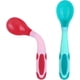 thumbnail image 1 of RV Juego de cucharas de 2 uds, cuchara de entrenamiento para bebés para niños, cuchara de aprendizaje sensible al calor que cambia de Color suave Sailing Electrónica, 1 of 5