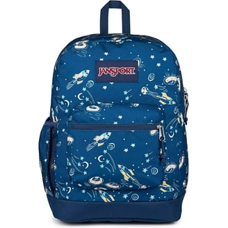 JanSport Cross Town Unisex Navy Blue School Bookbag Backpack