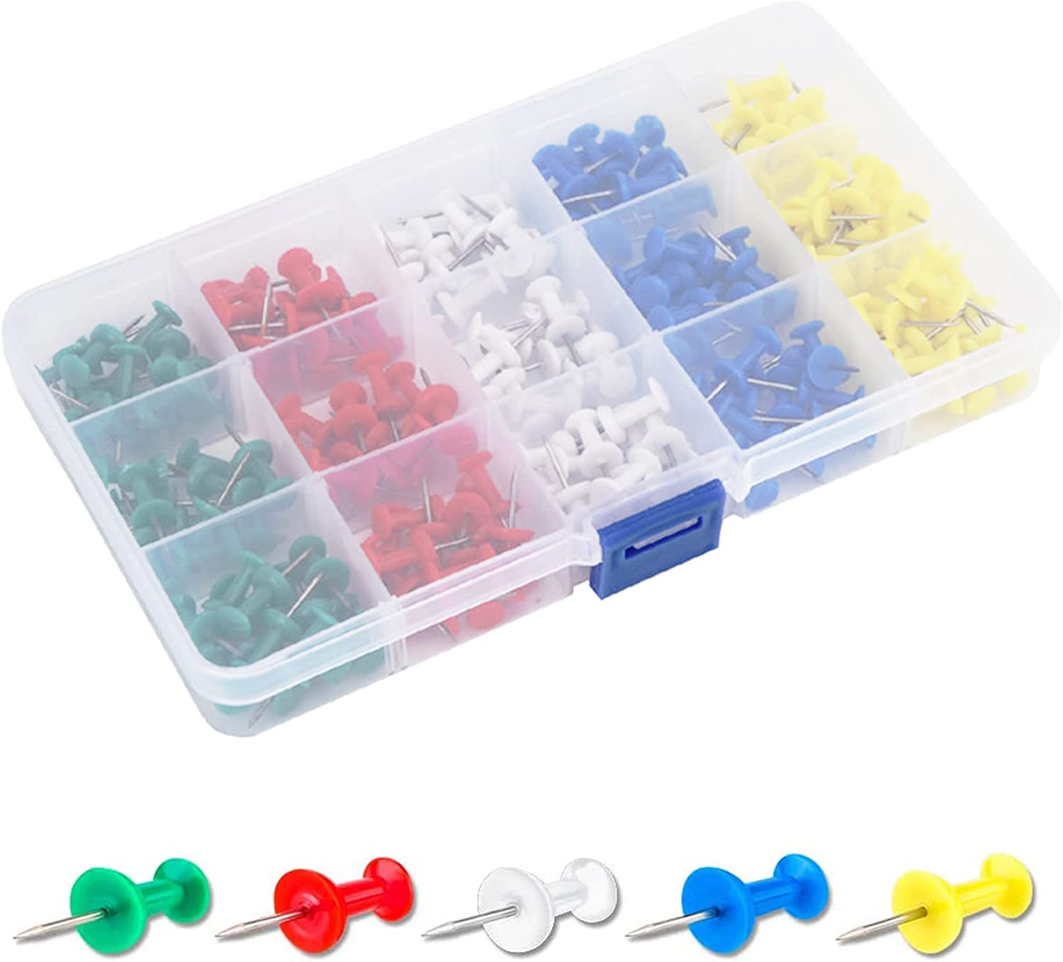 Push Pin Counter Push Pins 180-count Map Tacks Marking Pins 3/8\\ - Walmart.com