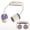 Purple, variant on Bladeless Neck Fan USB Rechargeable, Hands-Free Portable Personal Fan with 360° Airflow, Lightweight Wearable Fan for Outdoor Travel Commute