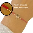 thumbnail image 3 of Vangania Pulsera de Hilo Rojo con Dije Nudo de Bruja de Oro Laminado Ajustable, 3 of 5