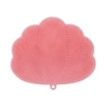 thumbnail image 1 of Silicone Shower Foot Scrubber Mat with Exfoliating and Secure Suction Cups for Bath Cleaning, 1 of 6