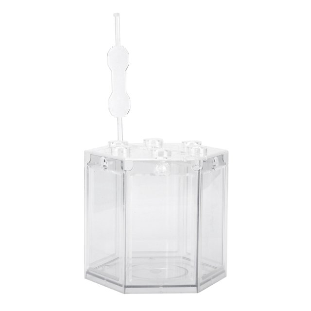 Small Aquarium Fish , Superimposable Design Mini Fish Plastic Material For Office Decoration White,Black,Transparent