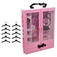 thumbnail image 1 of arctrm Armoire Garde-Robe pour Poupées Rangement de Vêtements Joli Tiroir Ouvrable Miniature Robuste, 1 of 9