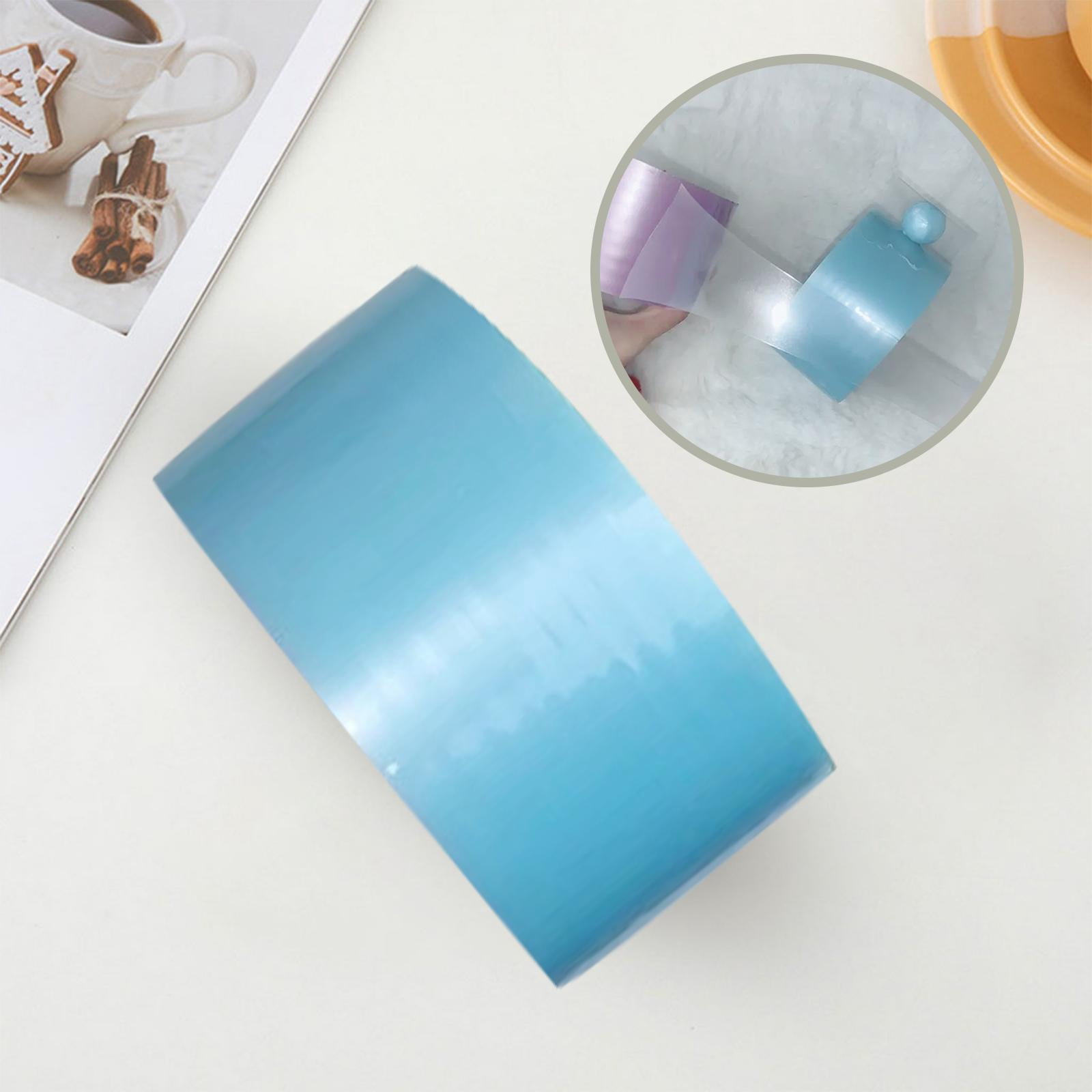 4Pcs Sticky Ball Tape, Educational Interesting Transparent Color, Creative Sensory Toy DIY Tape Sticky Ball for Kids Adult Party Gifts Grassy Yellow Pink