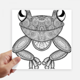 thumbnail image 1 of Paint Small Frog Green Sticker Tags Wall Picture Laptop Decal Self adhesive, 1 of 1