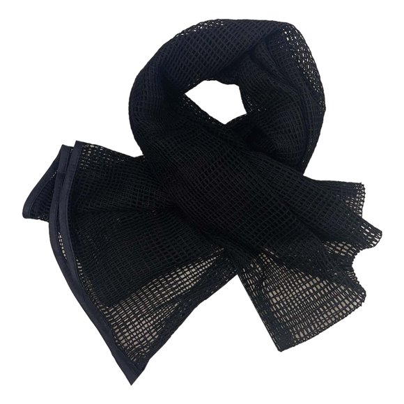 Bufanda al aire libre bufanda de caza velo respirable deportes bosque cuerpo multiusos negro shamjiam Bufanda