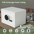 thumbnail image 2 of Caja fuerte para joyas Goldenkey Luxury con cierre de huellas dactilares y teclado, 35 L, 2 of 7