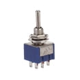 thumbnail image 2 of - Vías Mini Palanca Interruptor Toggle Switch 6 Pin 6A 125VAC Sunnimix On-Off-On 3-Way Mini Toggle Switch 6 Pin 6A 125VAC, 2 of 8