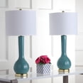 thumbnail image 3 of Safavieh Mae Long Neck Ceramic Table Lamp in Marine Blue (Set of 2), 3 of 6