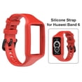 thumbnail image 3 of Correa cómoda de silicona para reloj de pulsera correa de repuesto para Huawei Band 6 Pro/Huawei Band 6/Honor Band 6 pulsera, 3 of 5