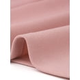 thumbnail image 5 of INSPIRE CHIC Elegant Work Dresses for Women's Tie Neck Puff Short Sleeve Business Office Short Dress XS Pink, 5 of 5