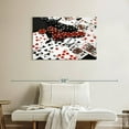thumbnail image 2 of Elephant Stock Texas Hold 'Em Poker Game Wall Art - Horizontal Canvas Wall Art - Living Room Wall Decor - Hobbies And Lifestyle Canvas - Black And Red Decor - 36" x 24", 2 of 8
