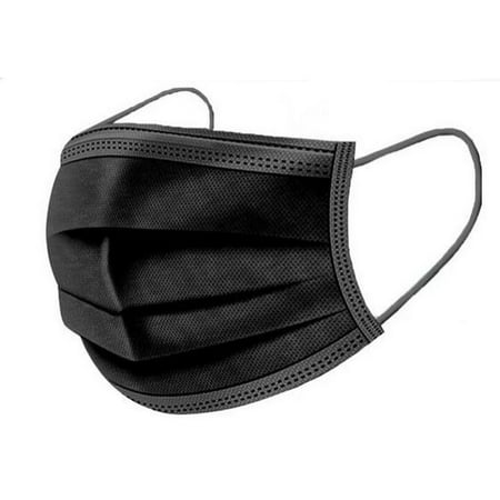 Kooline Disposable Protective Face Mask Black 50pcs