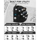 thumbnail image 4 of Mochila FOKDUVB totalmente negra para estudiantes de secundaria, 4 of 7