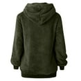 thumbnail image 5 of Sherpa Pullover Sweaters for Women Fleece Sweatshirts Winter Warm Tunic Tops Pullover,Oversized Fuzzy Fleece Sweatshirts Half Zip Sherpa Pullover Sweaters, 5 of 6