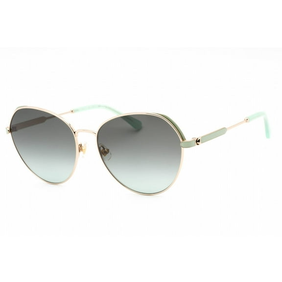 Kate Spade OCTAVIA/G/S 0PEF IB Women's Gold/Green Oval Sunglasses