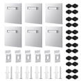 thumbnail image 6 of Zorvai PictureHang1ngPlate Kits Self Adhesive Hanger Sawtooth Adhesive Picture Hanger forHang1ngArt/ Photos on Flat Panels, 6 of 6