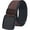 Black and Coffee, variant on Mens Casual Belts Web, 2 Colors in 1 Reversible with YKK Plastic Buckle,Adjustable Fabric Belt Trim to Fit 27- 46" Waist (Black and Grey)