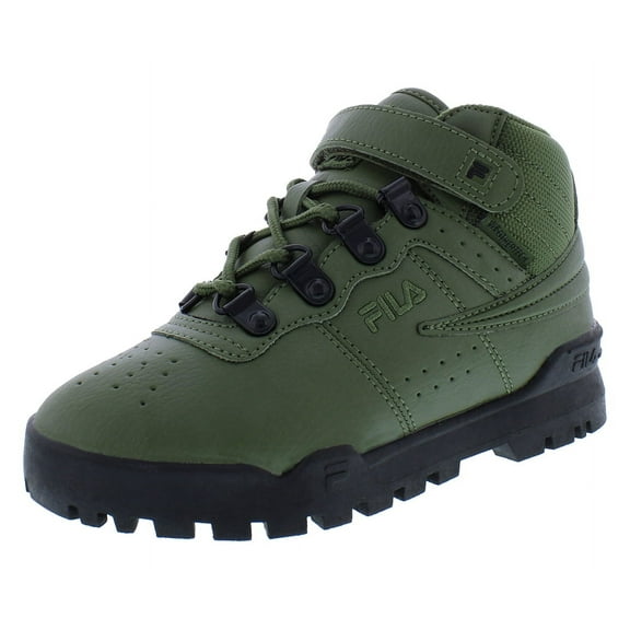 Fila F-13 Weather Tech PS Boys Shoes Size 1, Color: Olive Green/Black