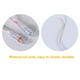 thumbnail image 4 of Xihbxyly Luces Led de Lluvia para Ducha, Efecto Romántico de Nevada, Luces Led Multicolor, Decoración de Jardín Exterior, Ideal para Bodas y Fiestas Navideñas, Tubos de 30 Cm, Juego de 8 Piezas, Resi, 4 of 7