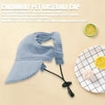 thumbnail image 2 of Gorra de béisbol para perros Symphonyw, azul, mediana, ajustable, 2 of 5