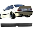 thumbnail image 2 of Ikon Motorsports Trunk Spoiler Compatible with 1992-1998 BMW E36 3-Series RB Style Unpainted Black PU Polyurethane Plastic Rear Trunk Lid Spoiler Wing Lip, 2 of 5