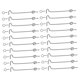 thumbnail image 5 of OFFIGAM 20Jgo Cerradura De Gancho De Metal Para Puertas Y Interior En Inoxidable Plata, 5 of 8