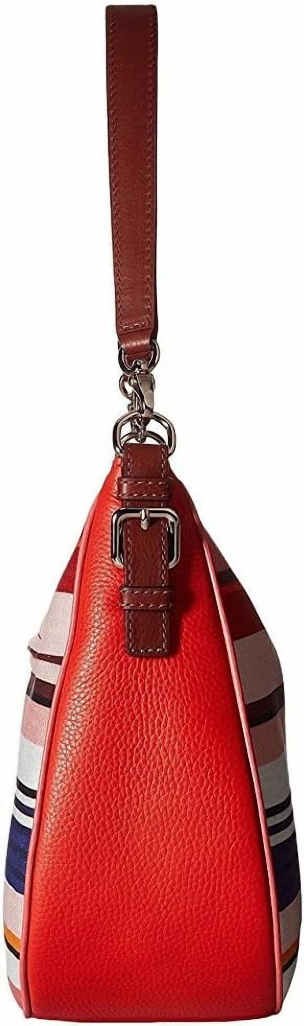 LAST1 NWT Kate Spade Cobble Hill Fabric Mylie Hobo Handbag Tote Multi Stripe