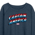 thumbnail image 3 of Marvel Captain America - Logo - Women's French Terry Pullover Long Sleeve Shirt, 3 of 5