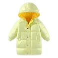 thumbnail image 2 of Esaierr Girls Boys Mid-Length down Jacket for Kids Baby,Toddler Warm Winter Coat, Mediun Length Warm Snowsuit Outwear 3-10T Little Girls Boys Thickened Outer, 2 of 7