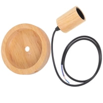 Masteelf Farmhouse Wood Pendant Lights Vintage Hanging Lamp Retro Mini Pendant Lighting Fixture For Kitchen Island Dining Room Bedroom