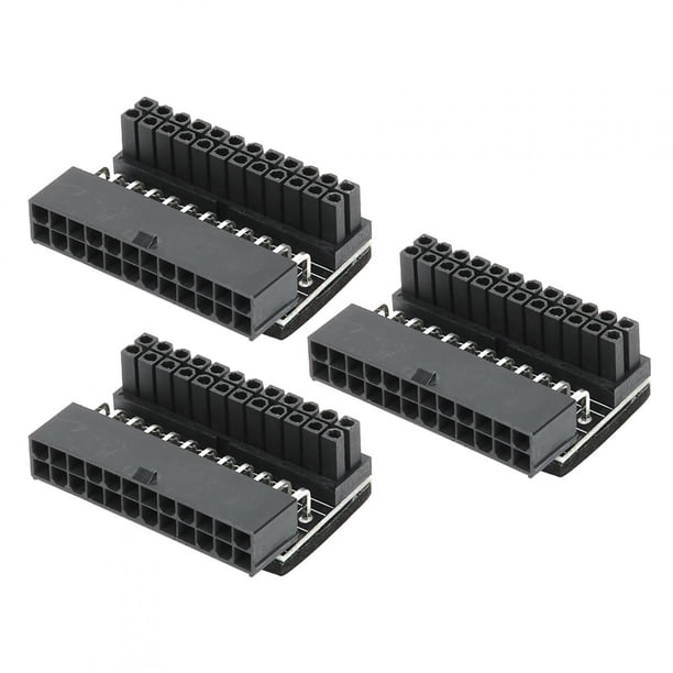 Adaptador del conector de la placa base, conector de alimentación de la placa base de 3 piezas Cable adaptador de corriente de la placa base Conector de la placa base Respuesta rápida