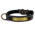 thumbnail image 1 of Collar de cuero resistente para perros pequeños, medianos, grandes y extragrandes., 1 of 5