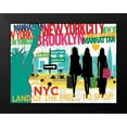 thumbnail image 2 of Mullan, Michael 14x12 Black Modern Framed Museum Art Print Titled - New York City Life III, 2 of 5