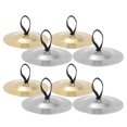 thumbnail image 1 of PAMINGONO 4Pair Dance Finger Cymbals for Adults with Assorted Colors and Layered Sound, 1 of 8