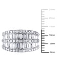 thumbnail image 2 of Everly Women's Cubic Zirconia Sterling Silver Ring, 2 of 7