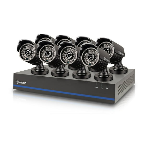 Swann 8 Channel 1080p TVI DVR Security System with 8 1080p