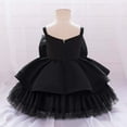 thumbnail image 7 of BAODANN Toddler Girls' 1st Birthday Dress With Bow & Skirt Strapless Little Girls Skirt 2t Leotard with Skirt Dress up Set for Little Girls Clothes Denim Dress up Station, 7 of 7