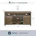 thumbnail image 5 of BELLEZE TV Stand Media Entertainment Center Console - Corin (Wood), 5 of 7