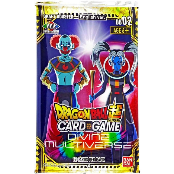Dragon Ball Super Draft Box 05 Divine Multiverse Booster Pack (12 Cards)