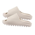 thumbnail image 2 of Zapatillas de verano e invierno, sandalias antideslizantes, EVA, zapatos deslizantes de fondo suave para piscina, baño, zapatos de , beige 38 a 39 Macarena Zapatillas de casa antideslizantes, 2 of 6