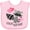 AD-Pink, variant on Inktastic Stealin' Your Heart Cute Raccoon Boys or Girls Baby Bib