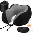 thumbnail image 1 of Travel Pillow CloudBliss Premium, espuma viscoelástica, soporte para cuello, 1 of 7