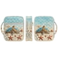thumbnail image 2 of ZUXONGSY Turtle Beach Starfish Print Bible Cover Case for Women Large Bible Holder Sturdy Journal Case with Handle ChuZU Bag for Book Lover, 2 of 7